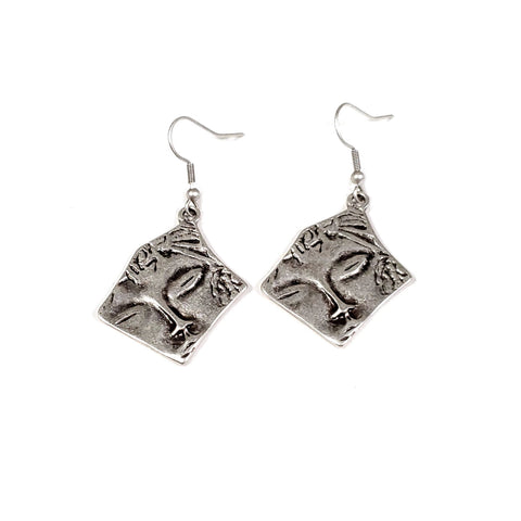 Item # ZE-328 - Pewter Earrings