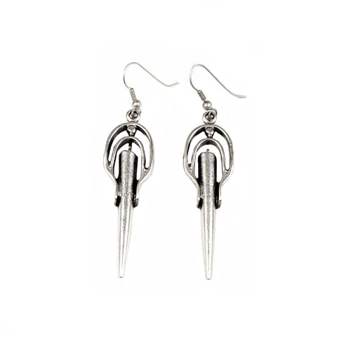 Item # KU-125 - Pewter Earrings