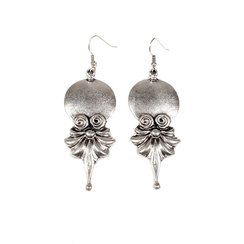 Item # KU-011 - Pewter Earrings