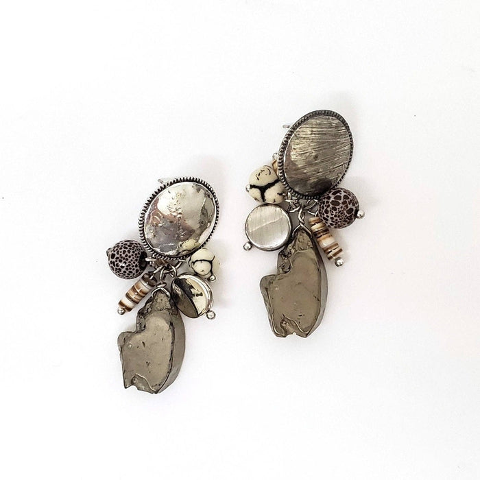 REL3391 2 PC MIN Relic Cluster Post Top Earring