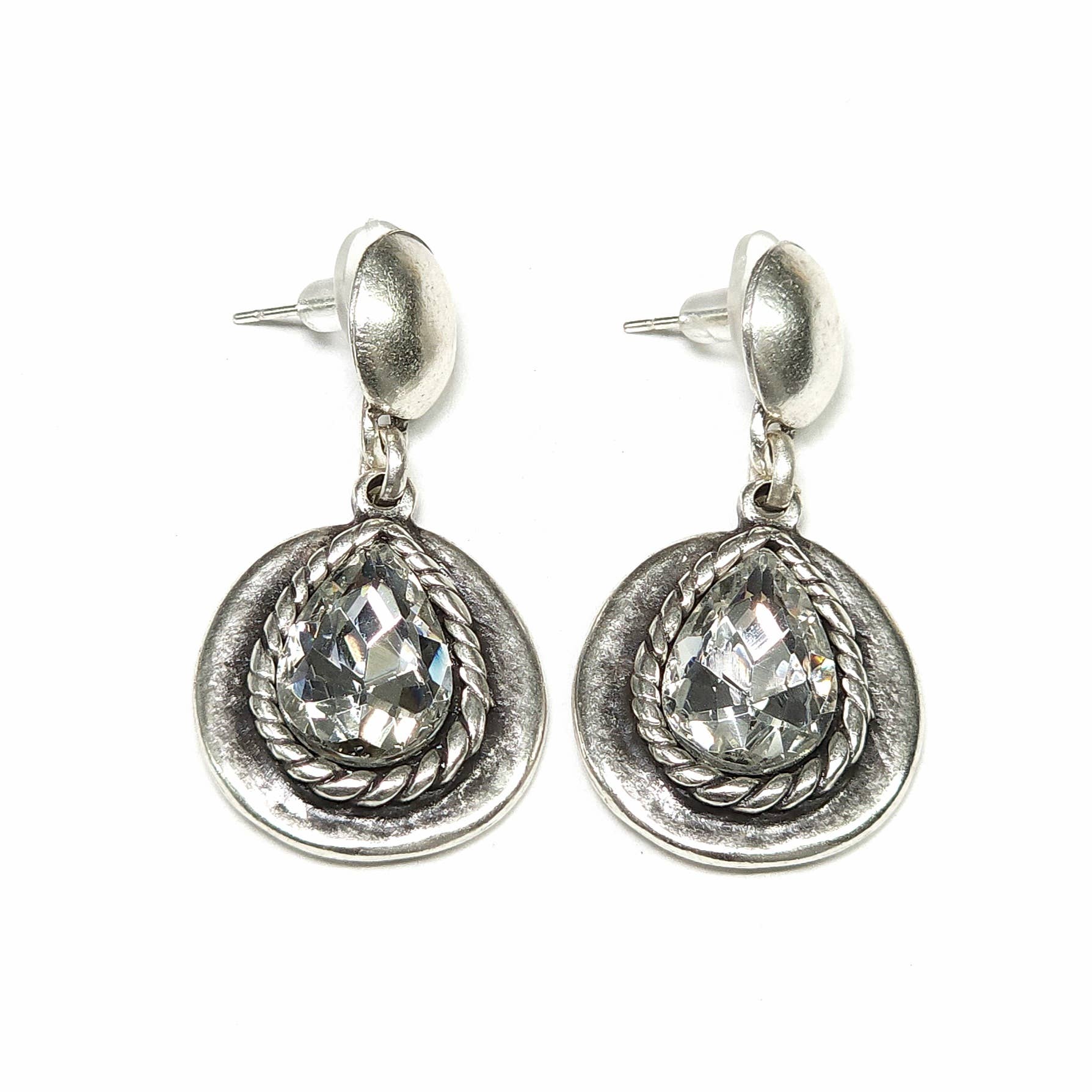 Item # NE-1259 - Pewter Earrings